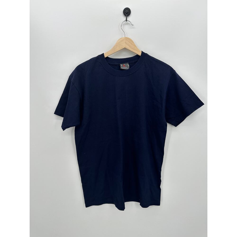 Celtic Ireland Mens Navy Blue Tee T-Shirt Size M Grunge Y2K Biker Skeleton Emo‎
